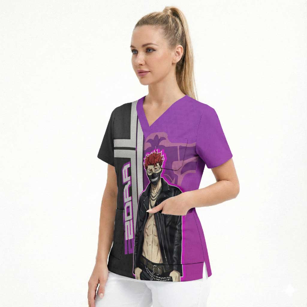 Zora Ideale Scrub Top Punk Anime Streetwear Style
