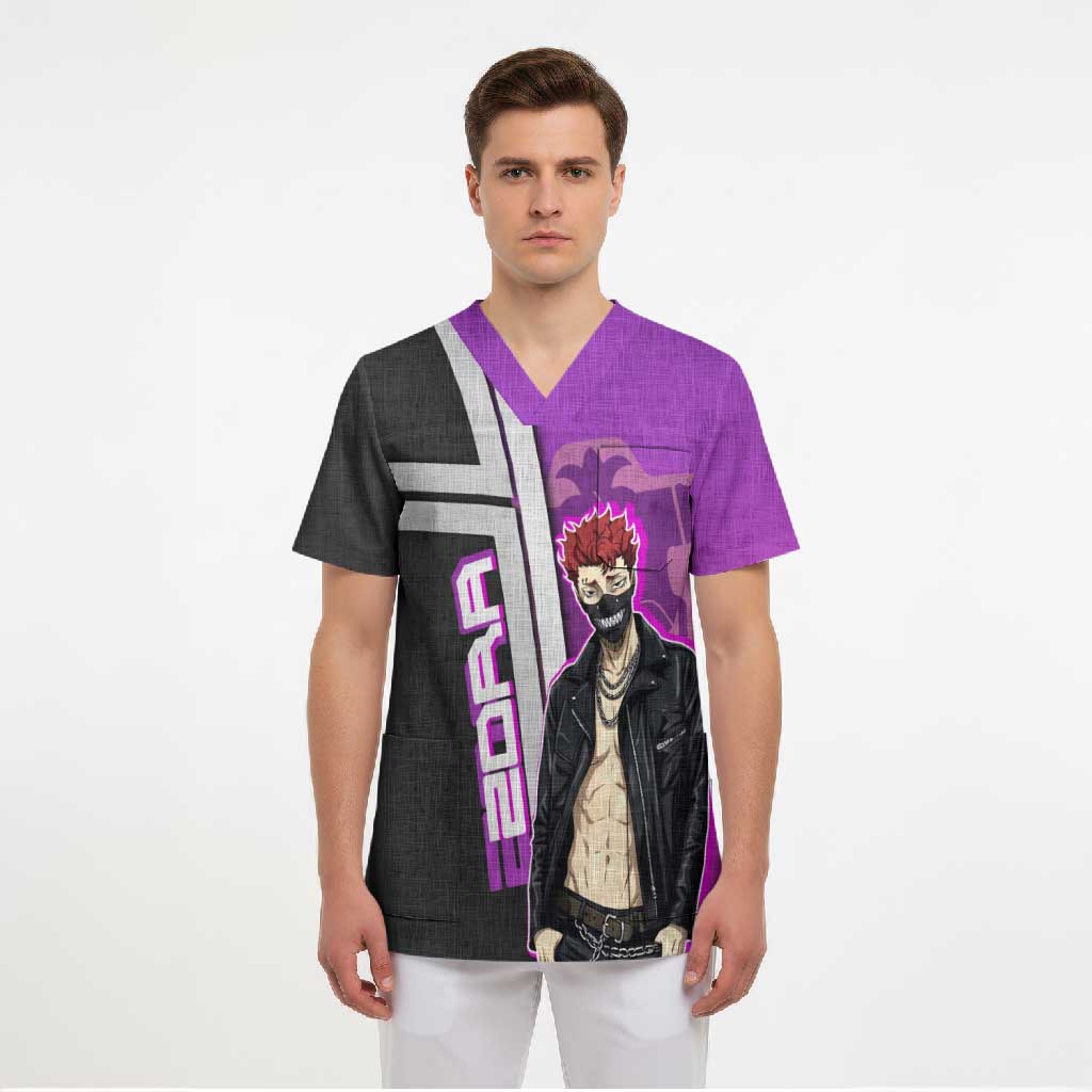 Zora Ideale Scrub Top Punk Anime Streetwear Style