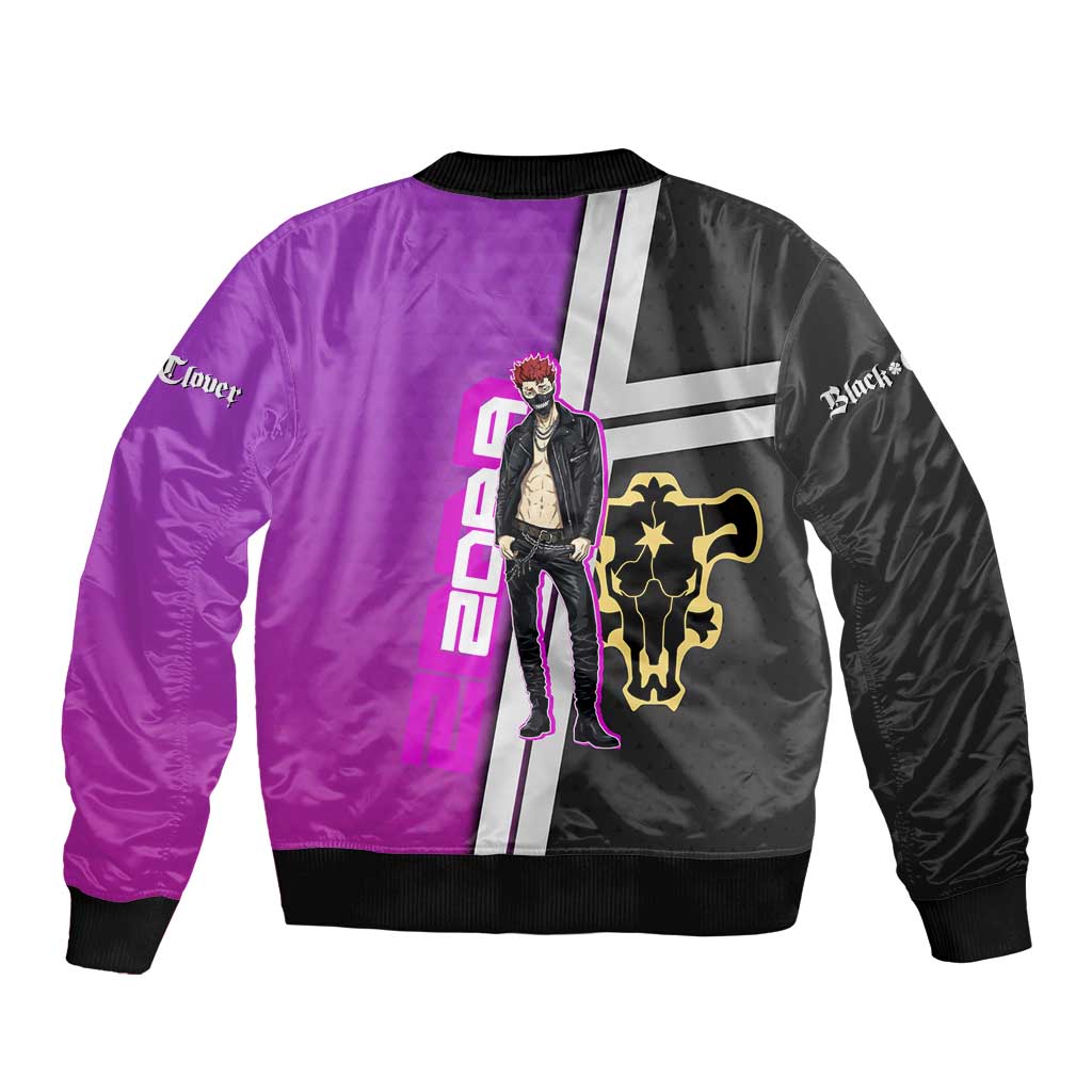 Zora Ideale Sleeve Zip Bomber Jacket Punk Anime Streetwear Style