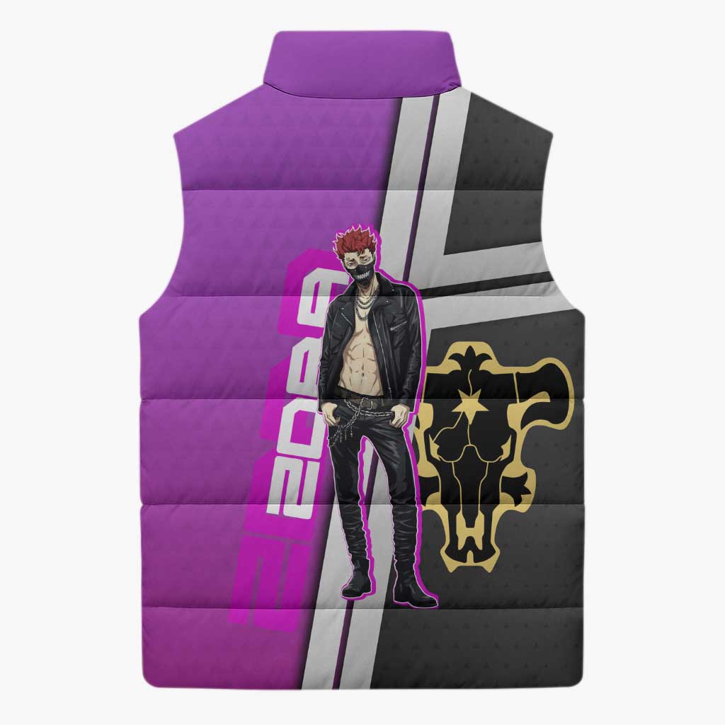Zora Ideale Sleeveless Puffer Jacket Punk Anime Streetwear Style