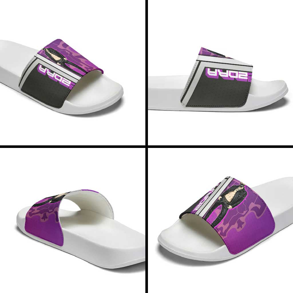 Zora Ideale Slide Sandals Punk Anime Streetwear Style