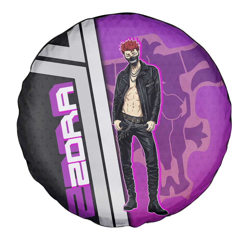 Zora Ideale Spare Tire Cover Punk Anime Streetwear Style