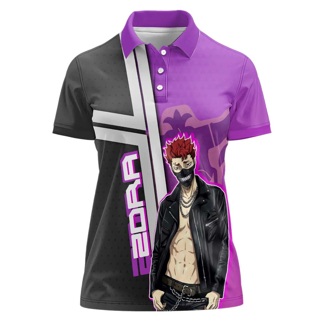 Zora Ideale Women Polo Shirt Punk Anime Streetwear Style
