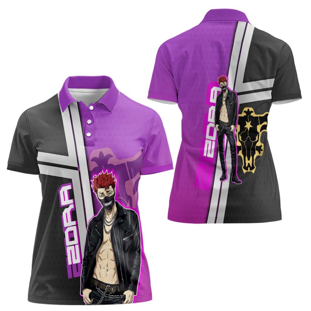 Zora Ideale Women Polo Shirt Punk Anime Streetwear Style