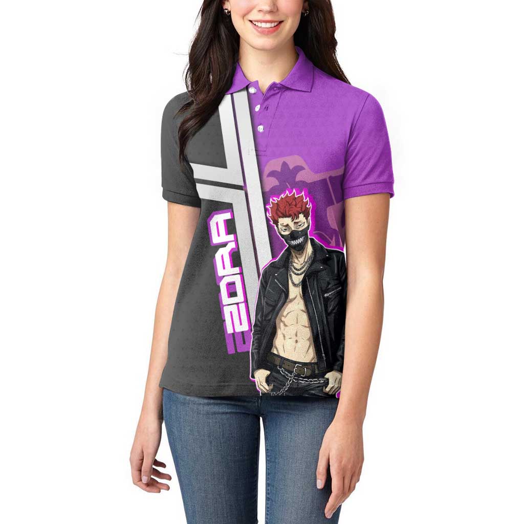 Zora Ideale Women Polo Shirt Punk Anime Streetwear Style