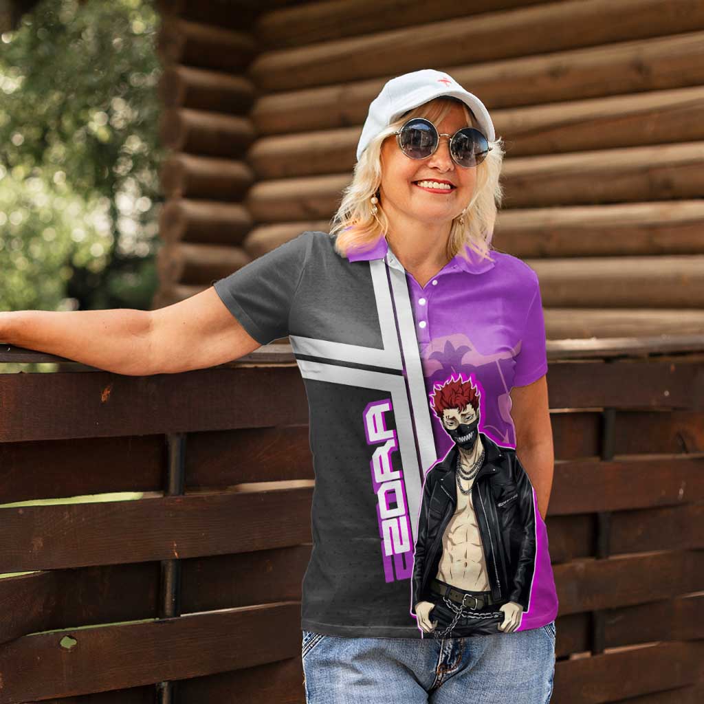 Zora Ideale Women Polo Shirt Punk Anime Streetwear Style
