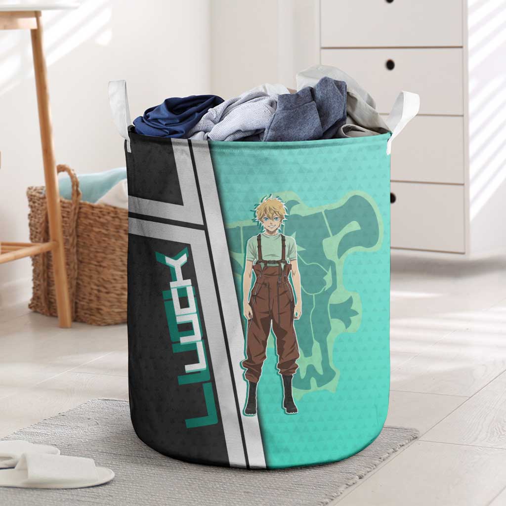 Black Clover Luck Voltia Laundry Basket Modern Anime Poster Style
