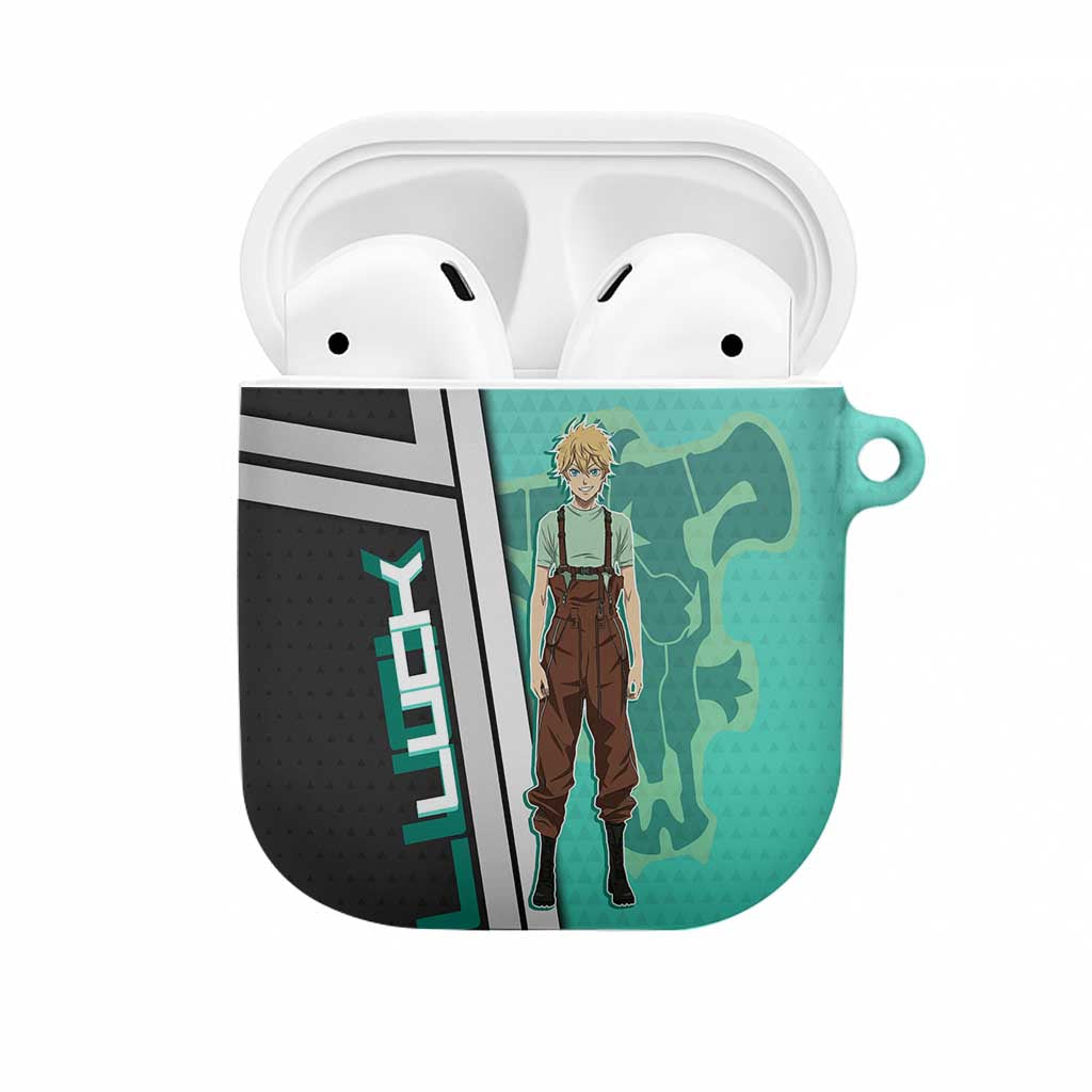 Black Clover Luck Voltia AirPods Case Modern Anime Poster Style