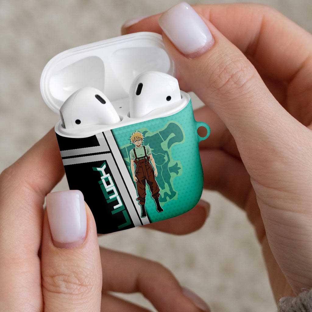 Black Clover Luck Voltia AirPods Case Modern Anime Poster Style
