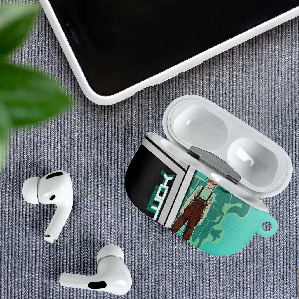Black Clover Luck Voltia AirPods Case Modern Anime Poster Style