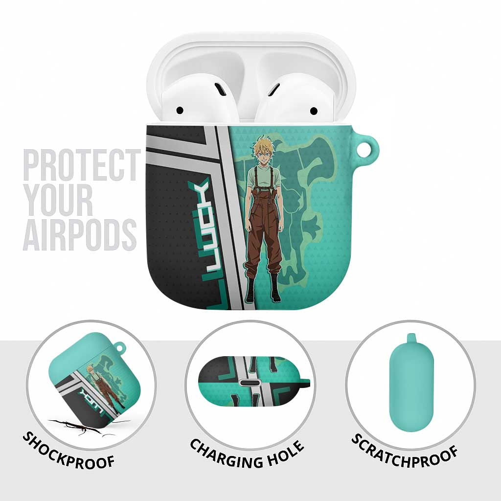 Black Clover Luck Voltia AirPods Case Modern Anime Poster Style