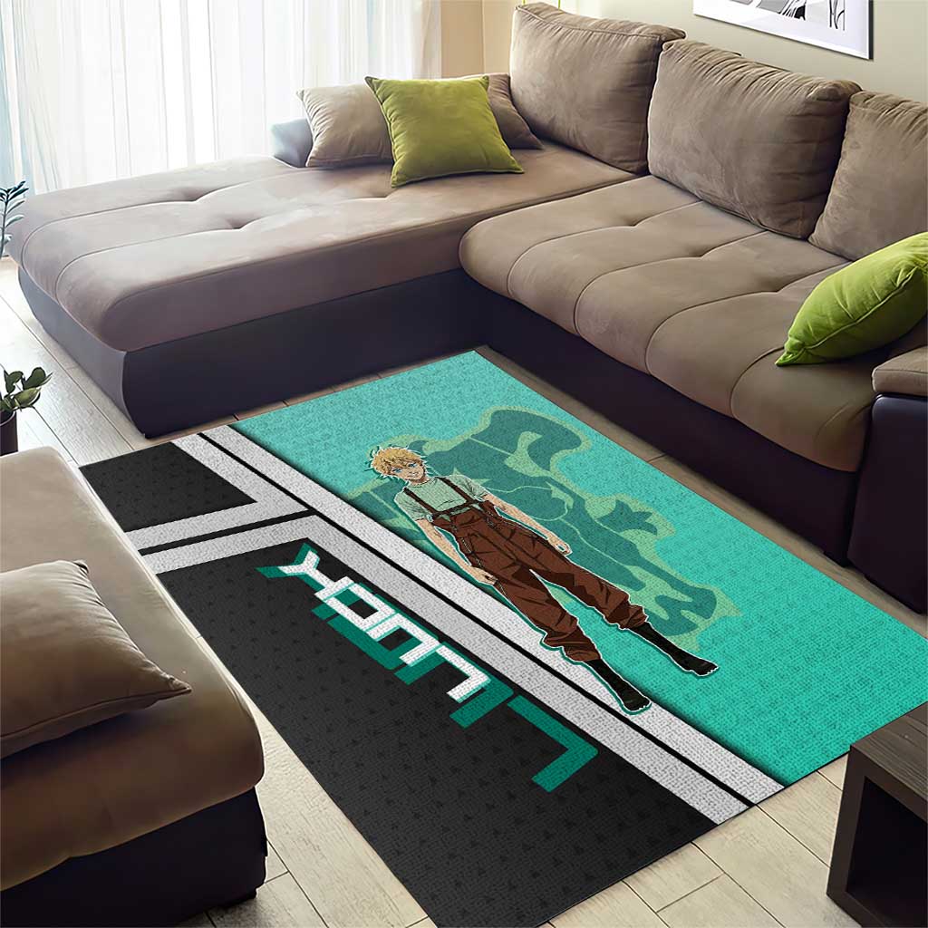 Black Clover Luck Voltia Area Rug Modern Anime Poster Style
