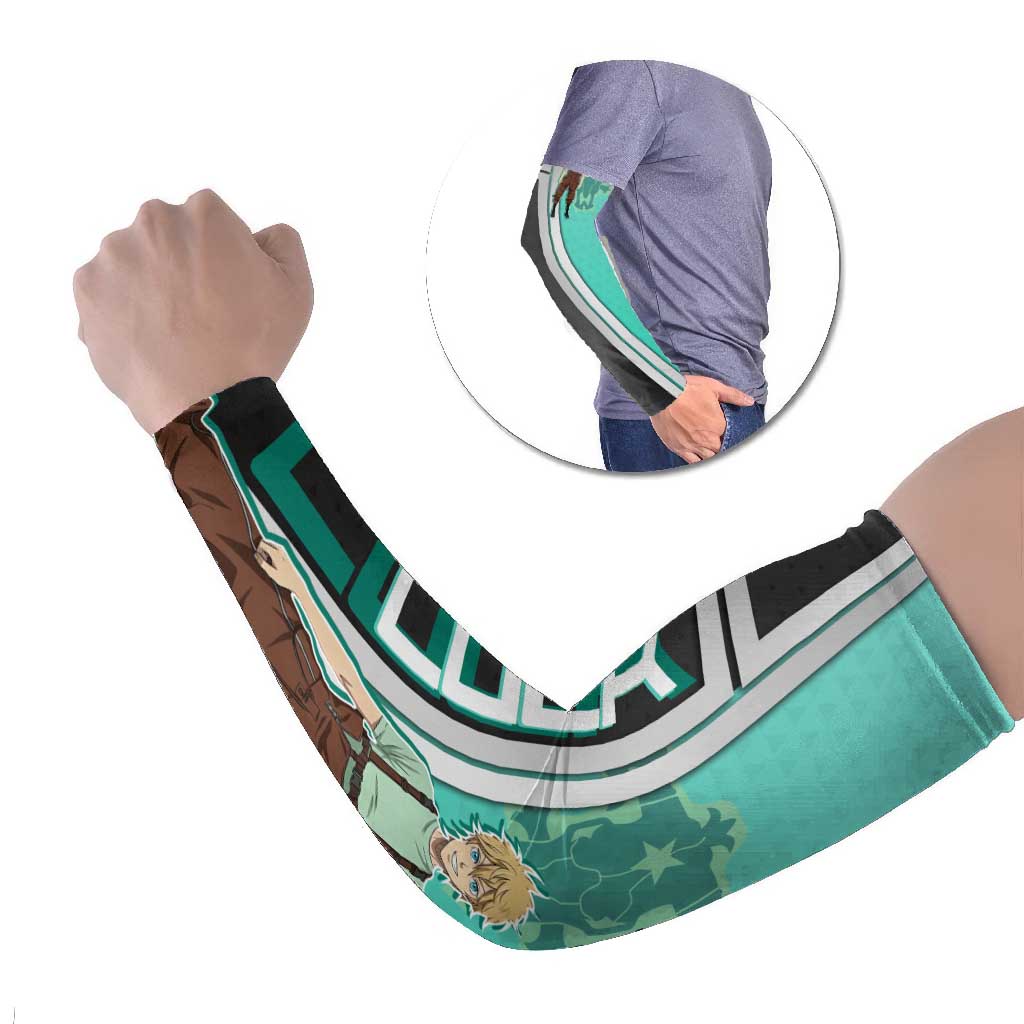 Black Clover Luck Voltia Arm Sleeves Modern Anime Poster Style