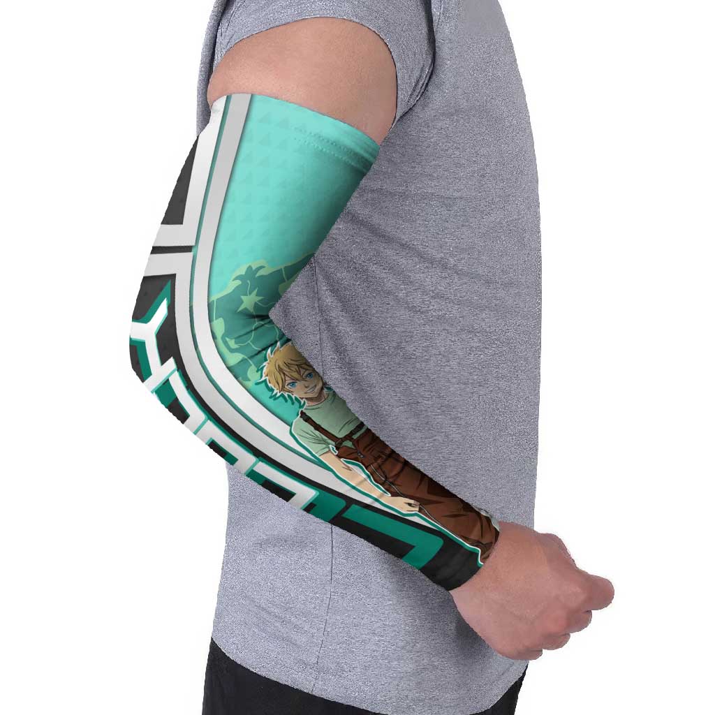 Black Clover Luck Voltia Arm Sleeves Modern Anime Poster Style