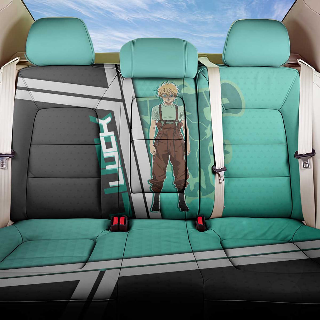 Black Clover Luck Voltia Back Car Seat Cover Modern Anime Poster Style