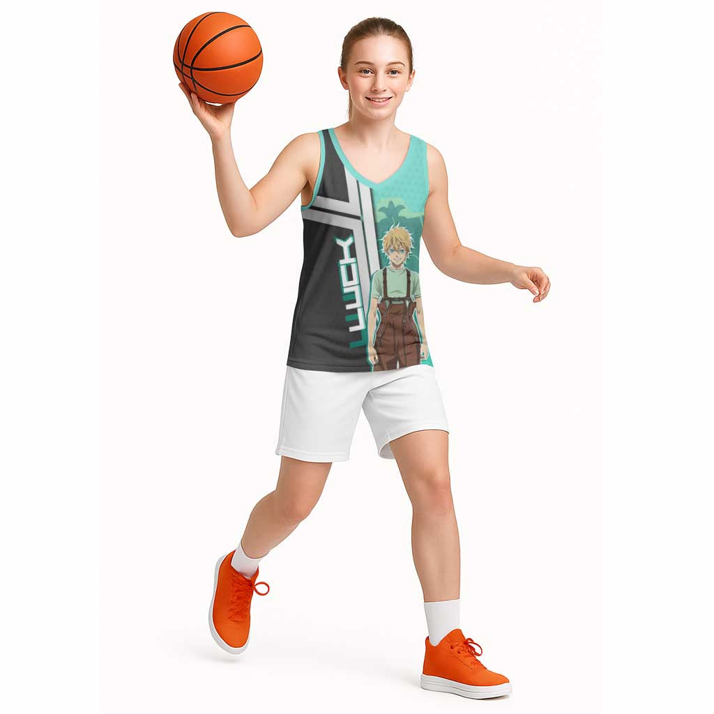 Black Clover Luck Voltia Basketball Jersey Modern Anime Poster Style