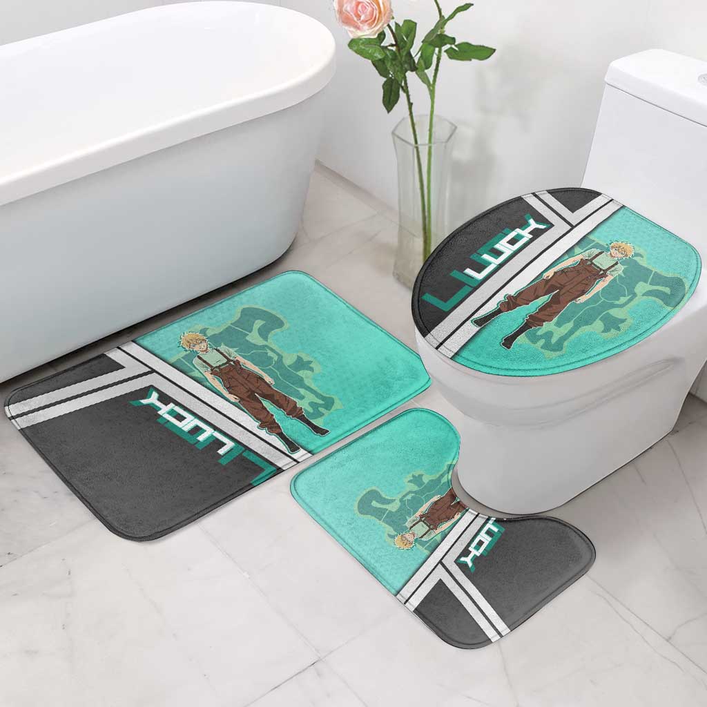 Black Clover Luck Voltia Bathroom Set Modern Anime Poster Style