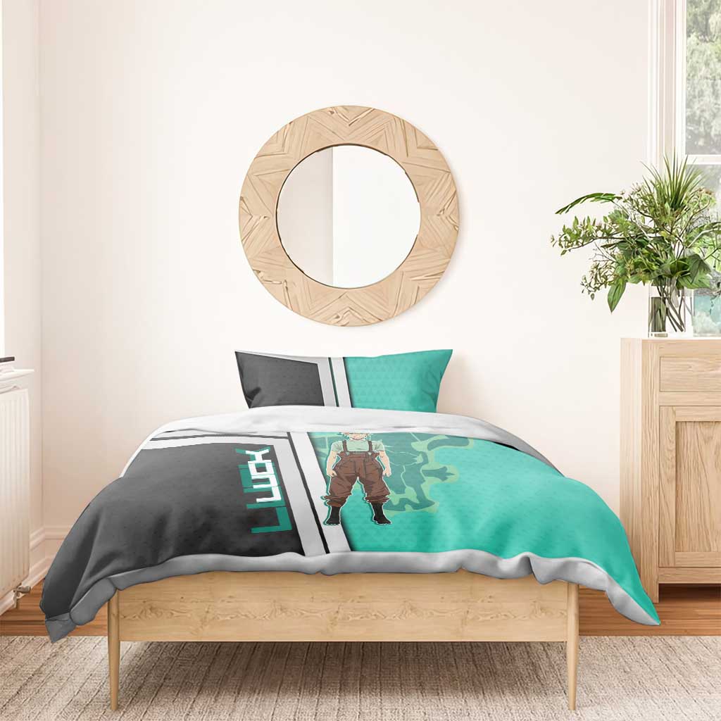 Black Clover Luck Voltia Bedding Set Modern Anime Poster Style