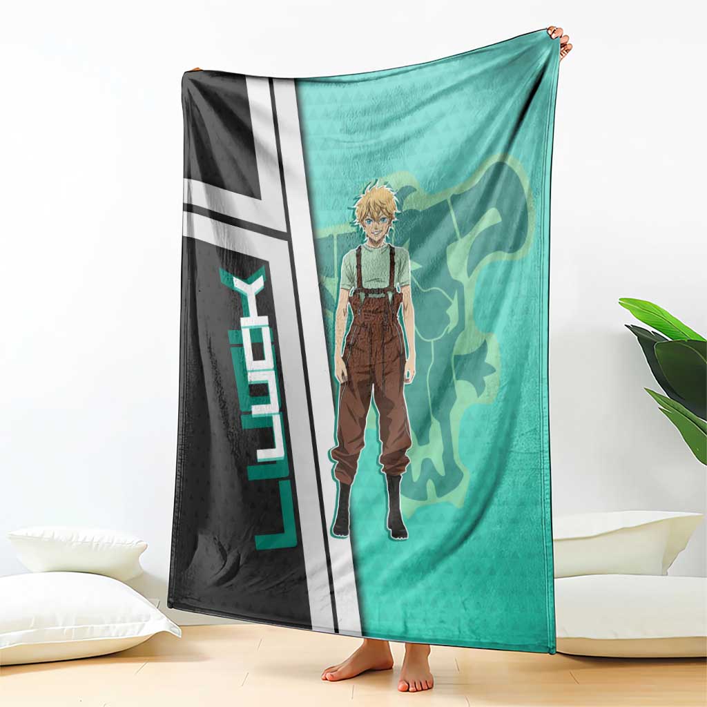 Black Clover Luck Voltia Blanket Modern Anime Poster Style