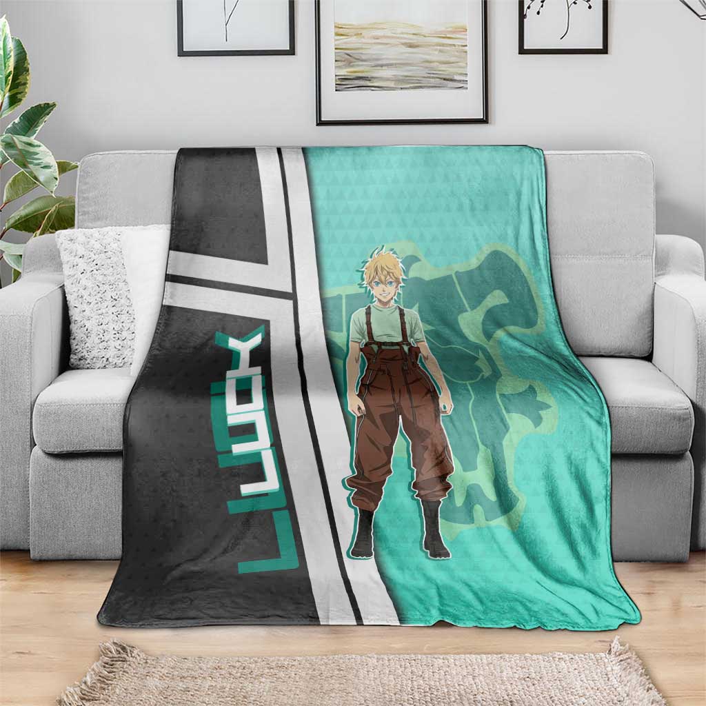 Black Clover Luck Voltia Blanket Modern Anime Poster Style