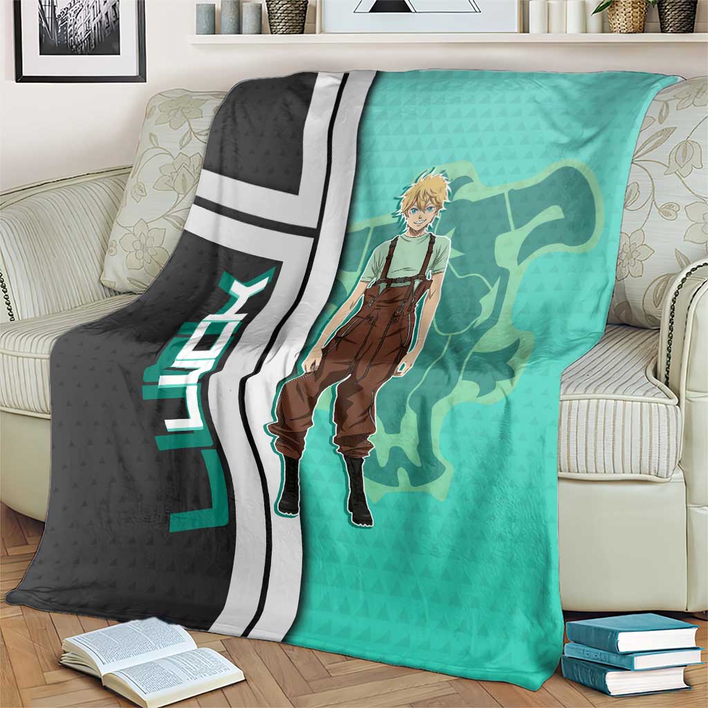 Black Clover Luck Voltia Blanket Modern Anime Poster Style