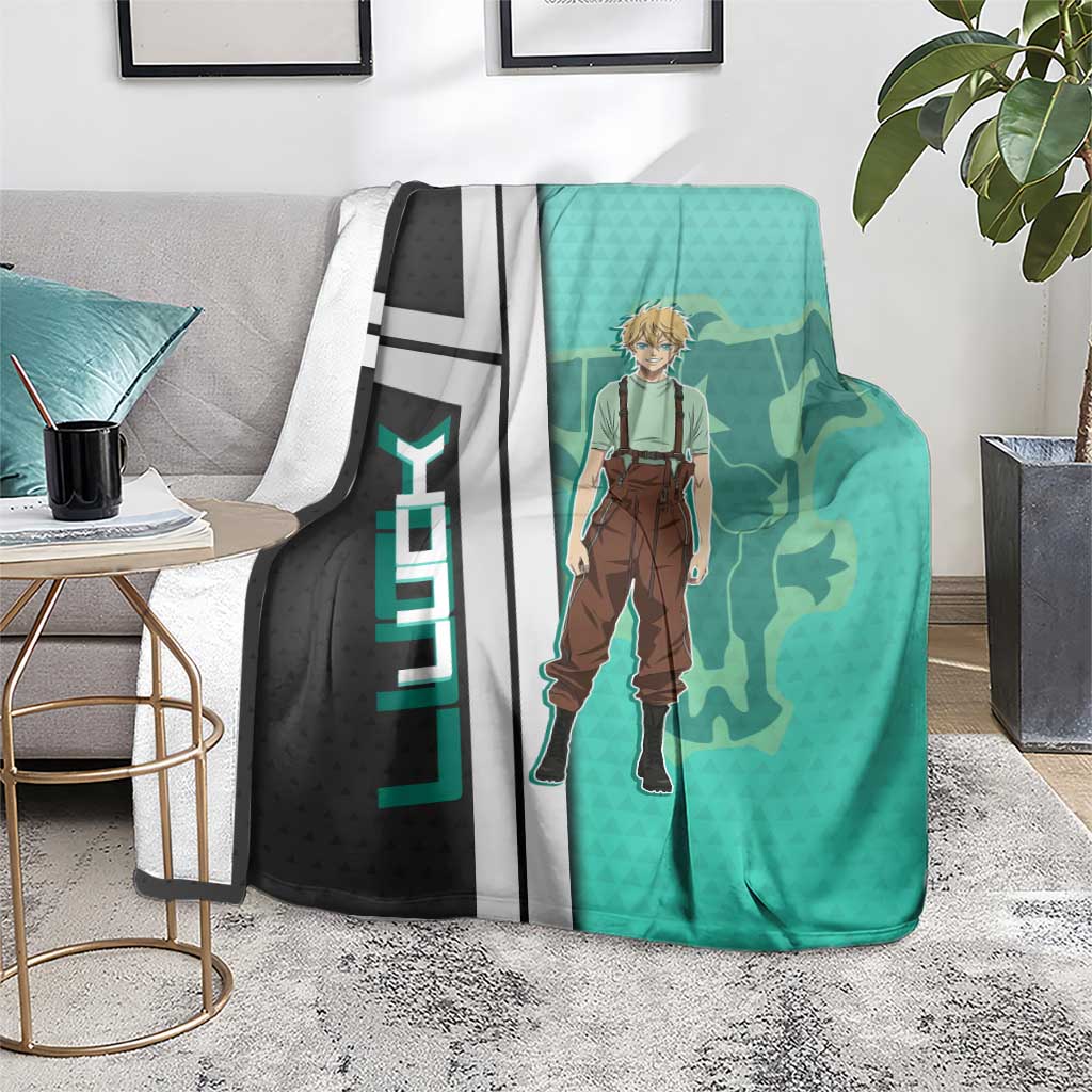 Black Clover Luck Voltia Blanket Modern Anime Poster Style