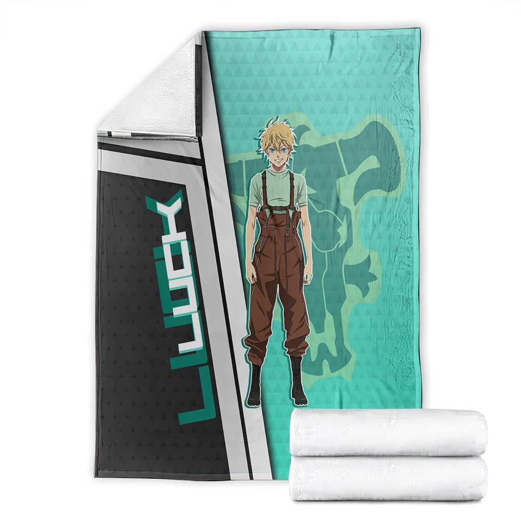 Black Clover Luck Voltia Blanket Modern Anime Poster Style
