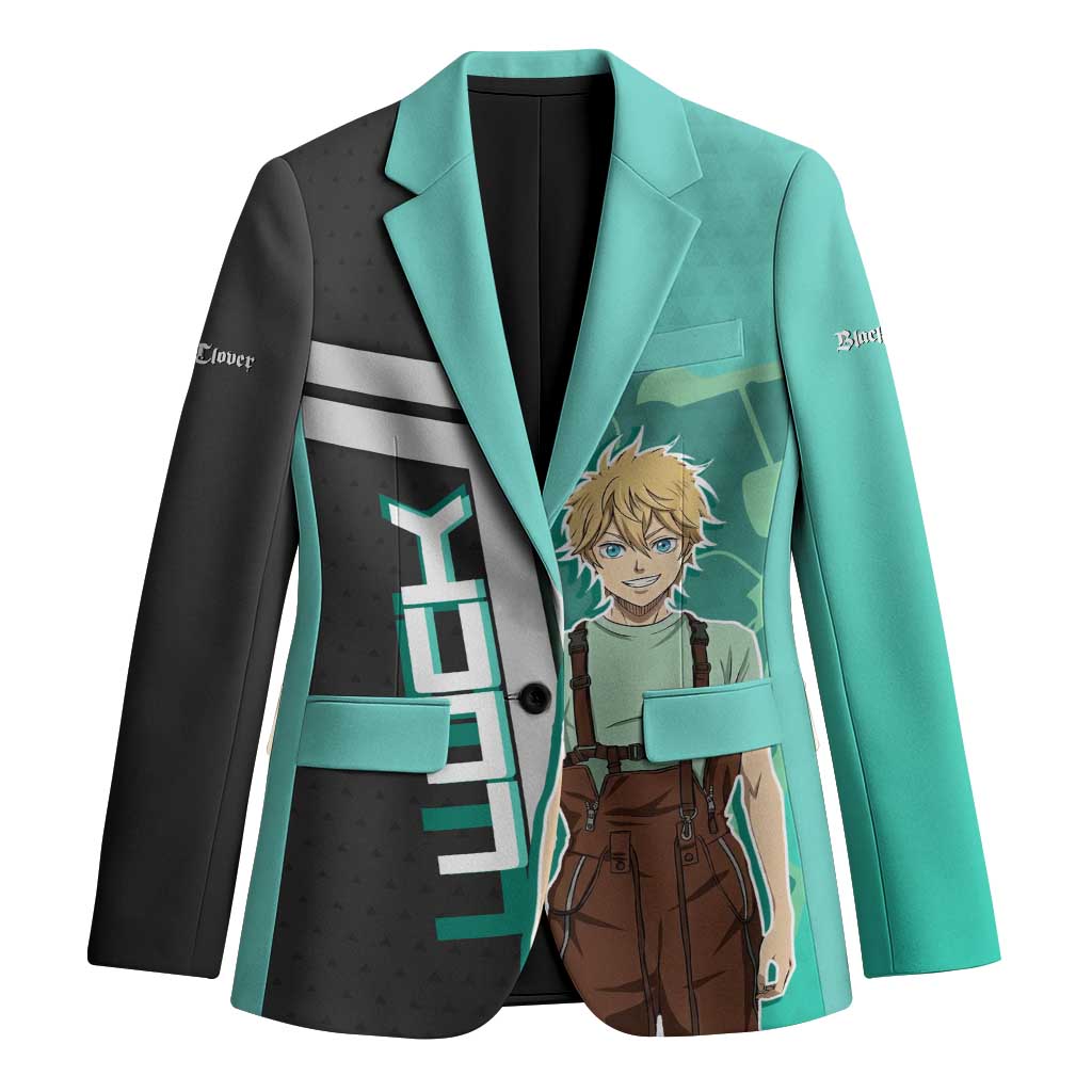 Black Clover Luck Voltia Blazer Modern Anime Poster Style