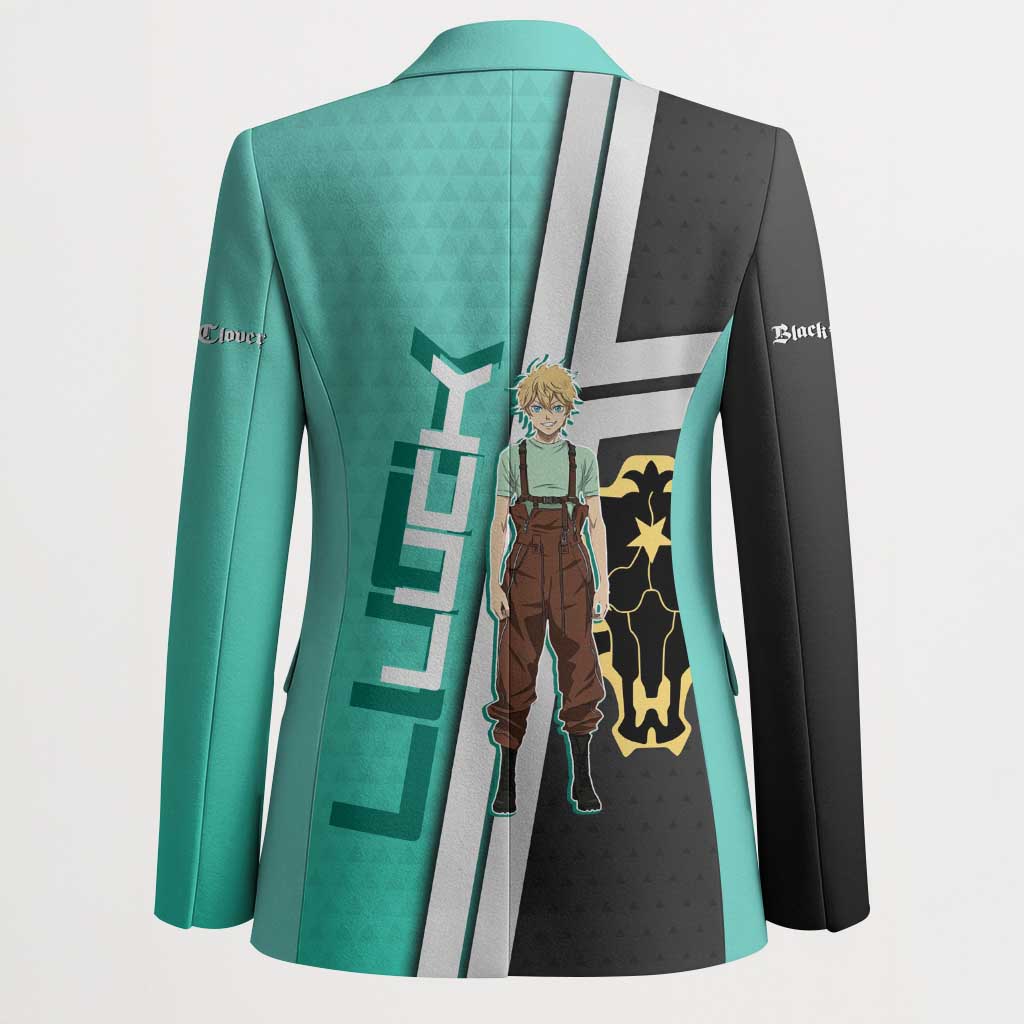 Black Clover Luck Voltia Blazer Modern Anime Poster Style