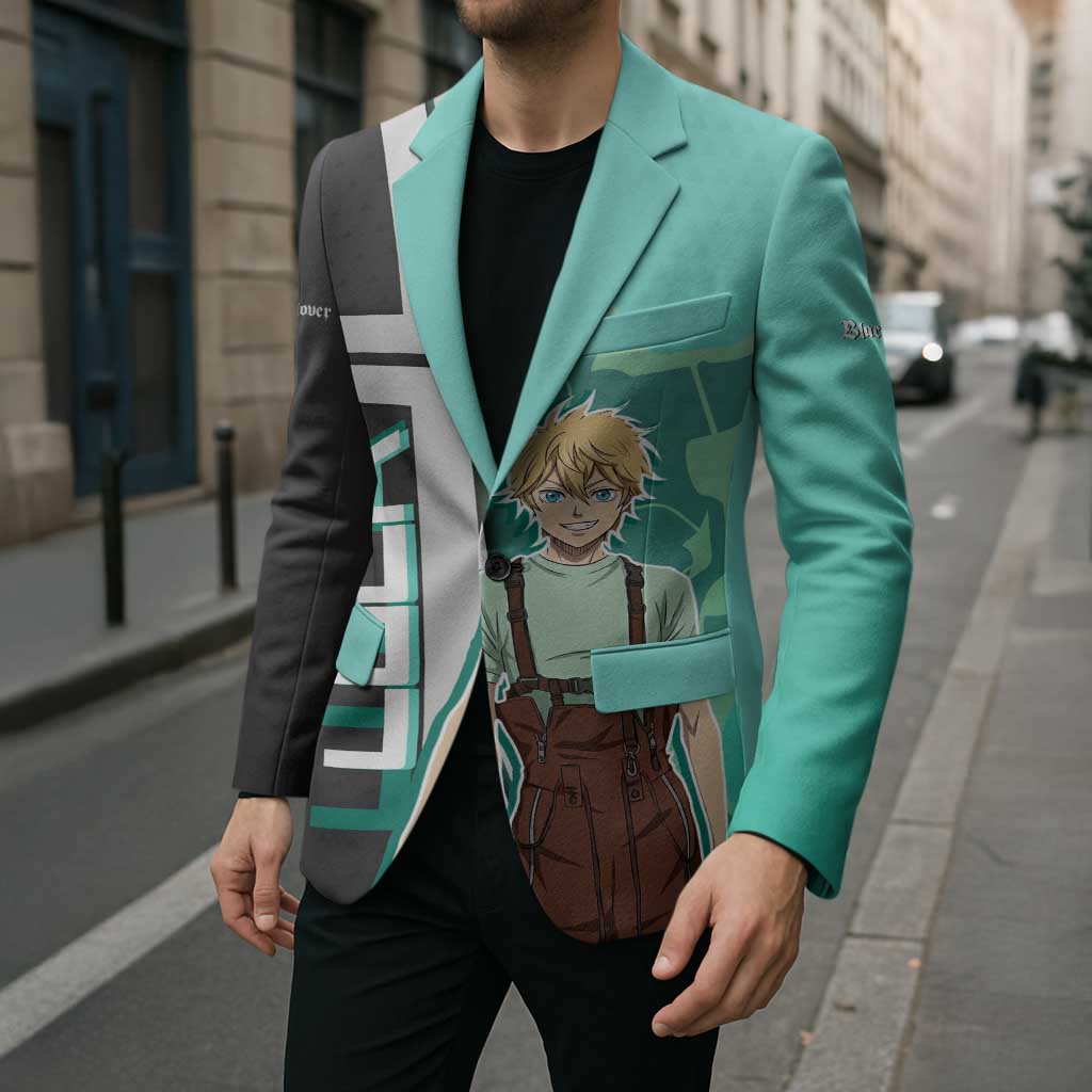 Black Clover Luck Voltia Blazer Modern Anime Poster Style