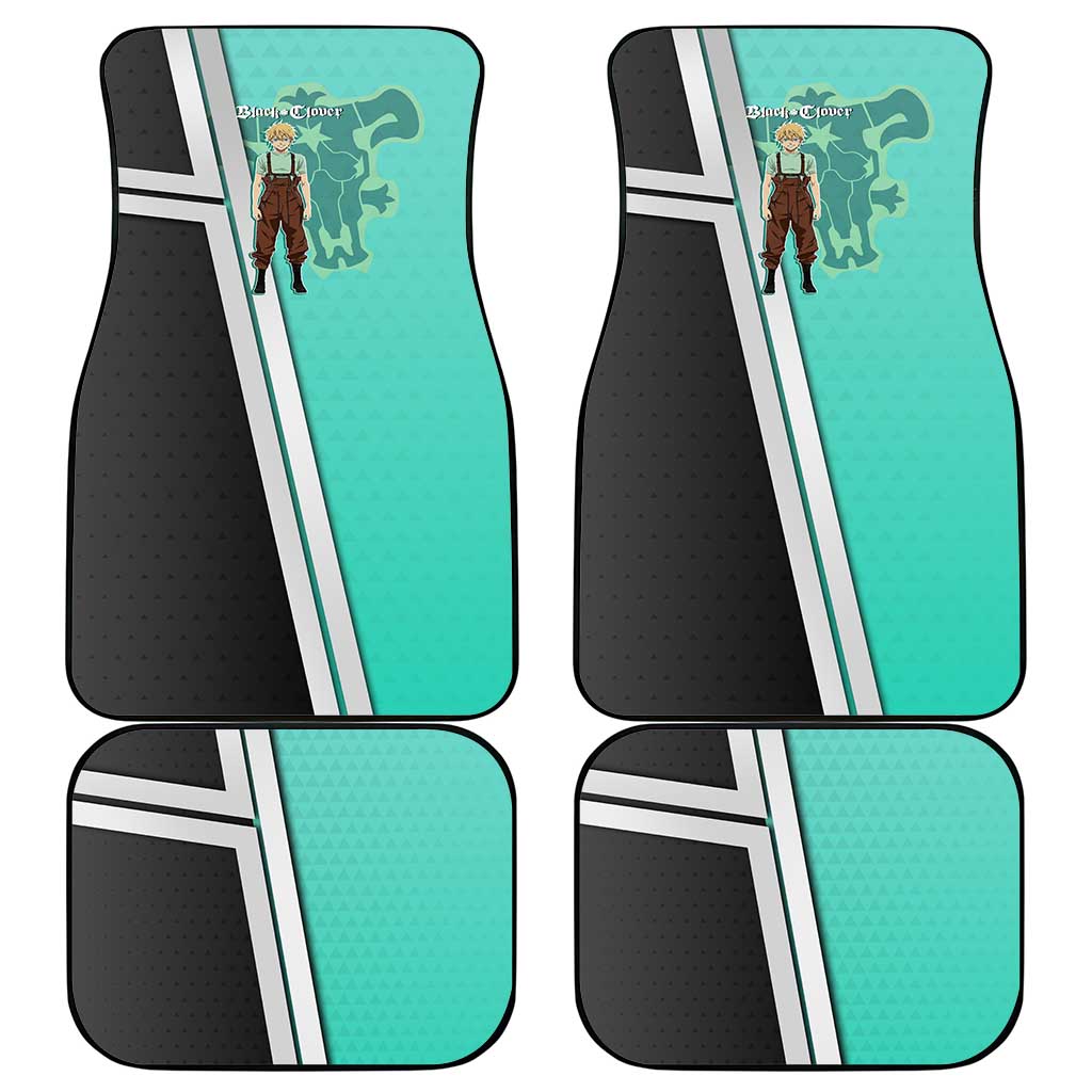 Black Clover Luck Voltia Car Mats Modern Anime Poster Style