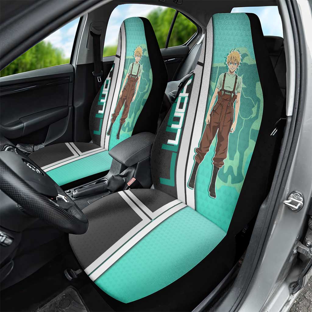 Black Clover Luck Voltia Car Seat Cover Modern Anime Poster Style