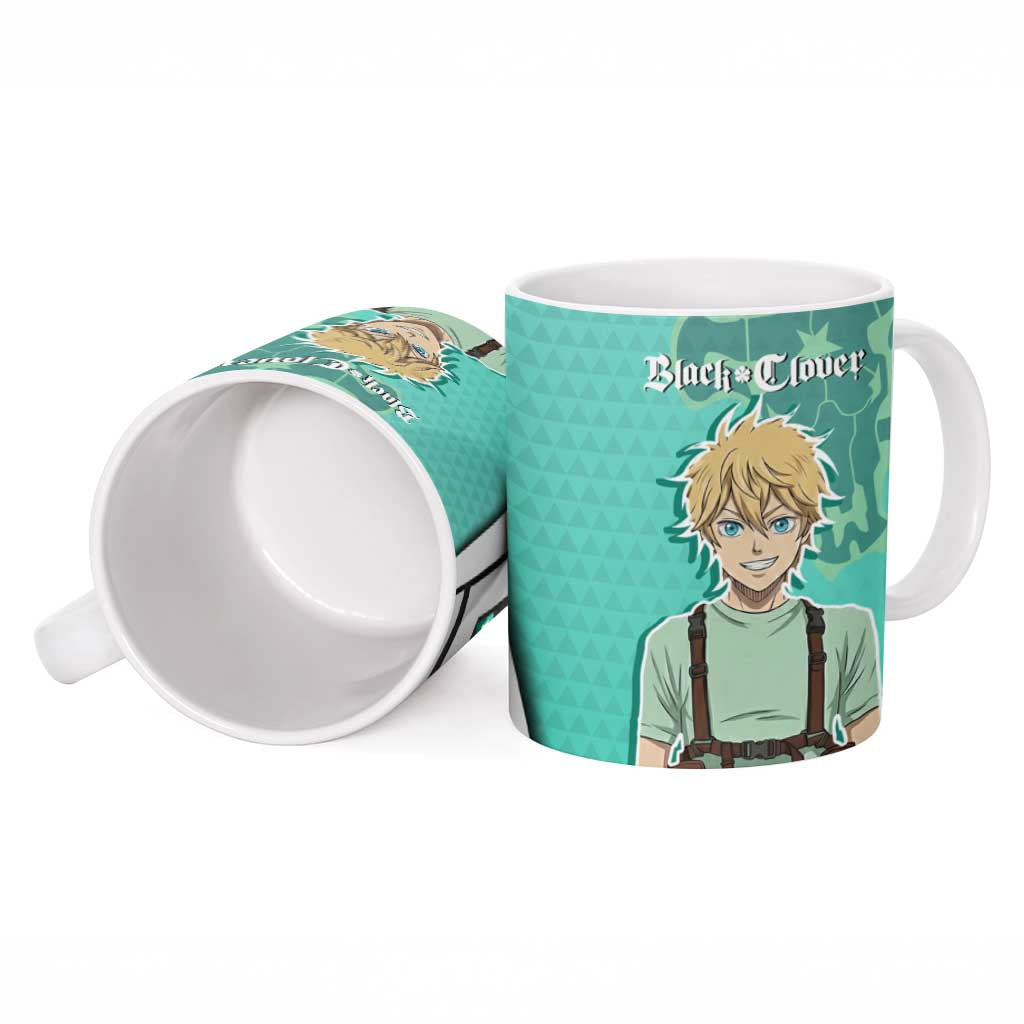 Black Clover Luck Voltia Ceramic Mug Modern Anime Poster Style