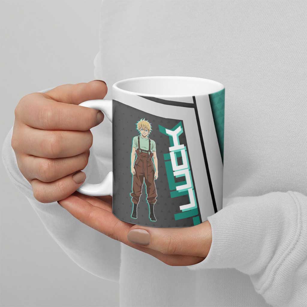 Black Clover Luck Voltia Ceramic Mug Modern Anime Poster Style
