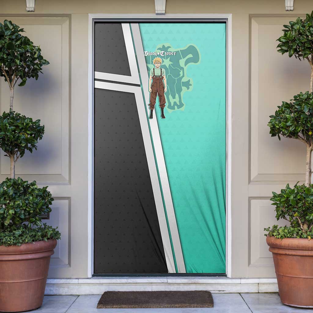 Black Clover Luck Voltia Door Cover Modern Anime Poster Style