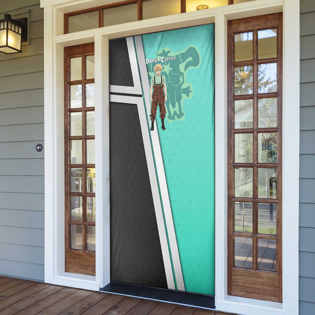 Black Clover Luck Voltia Door Cover Modern Anime Poster Style