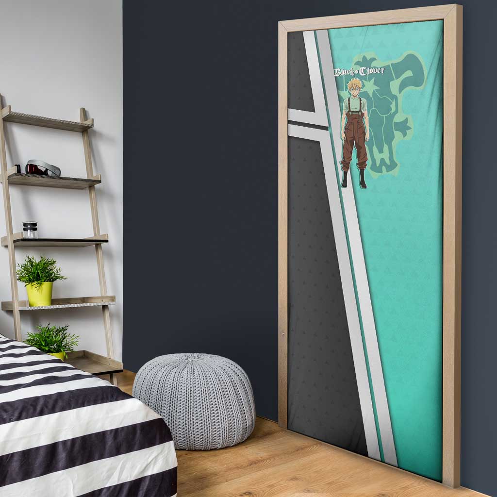 Black Clover Luck Voltia Door Cover Modern Anime Poster Style