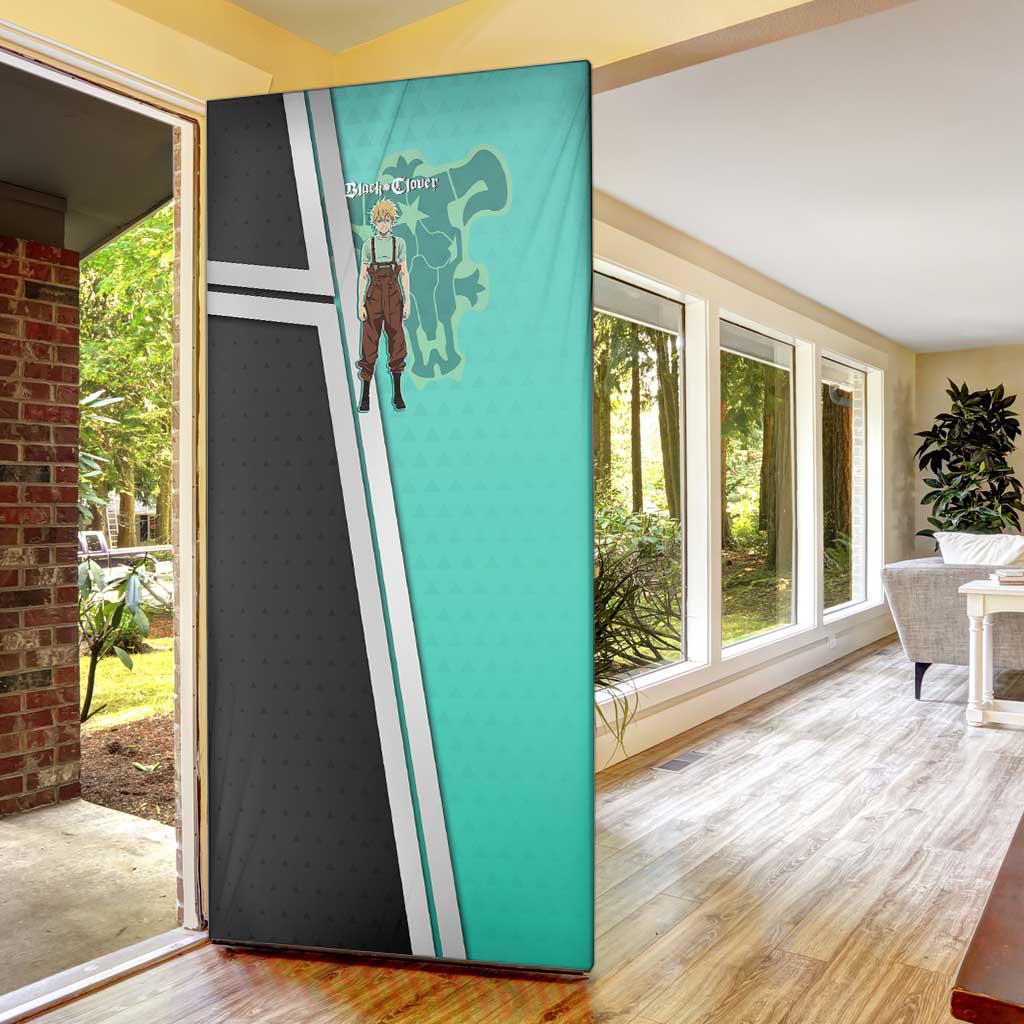 Black Clover Luck Voltia Door Cover Modern Anime Poster Style