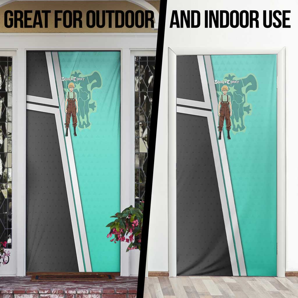 Black Clover Luck Voltia Door Cover Modern Anime Poster Style