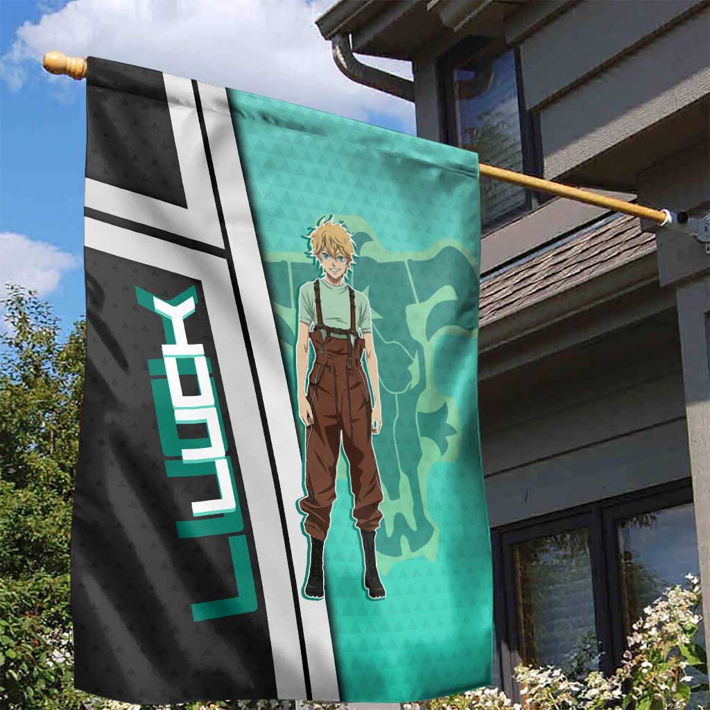 Black Clover Luck Voltia Garden Flag Modern Anime Poster Style