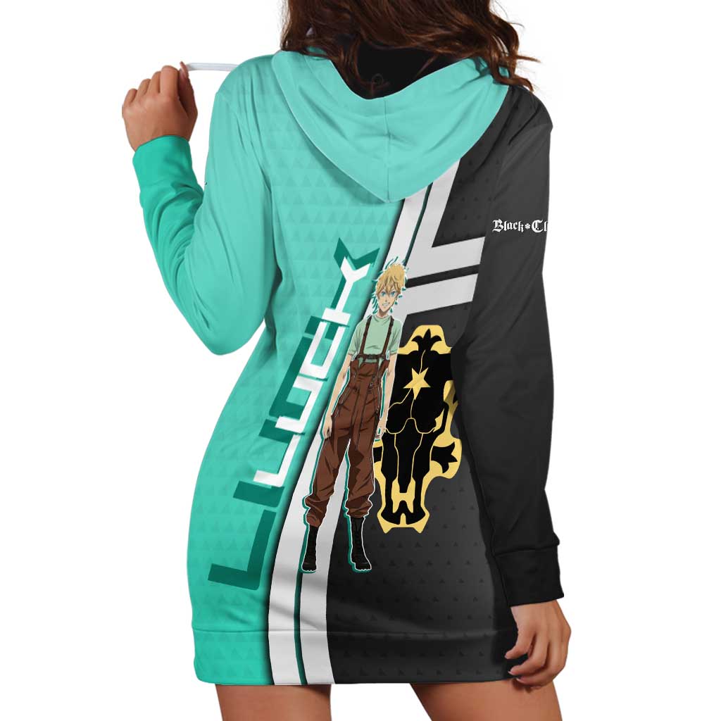 Black Clover Luck Voltia Hoodie Dress Modern Anime Poster Style
