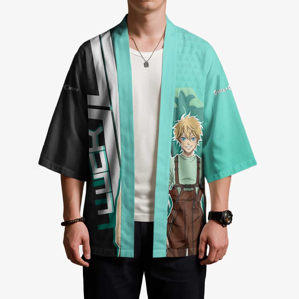 Black Clover Luck Voltia Kimono Modern Anime Poster Style