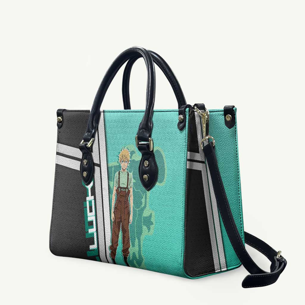 Black Clover Luck Voltia Leather Bag Modern Anime Poster Style