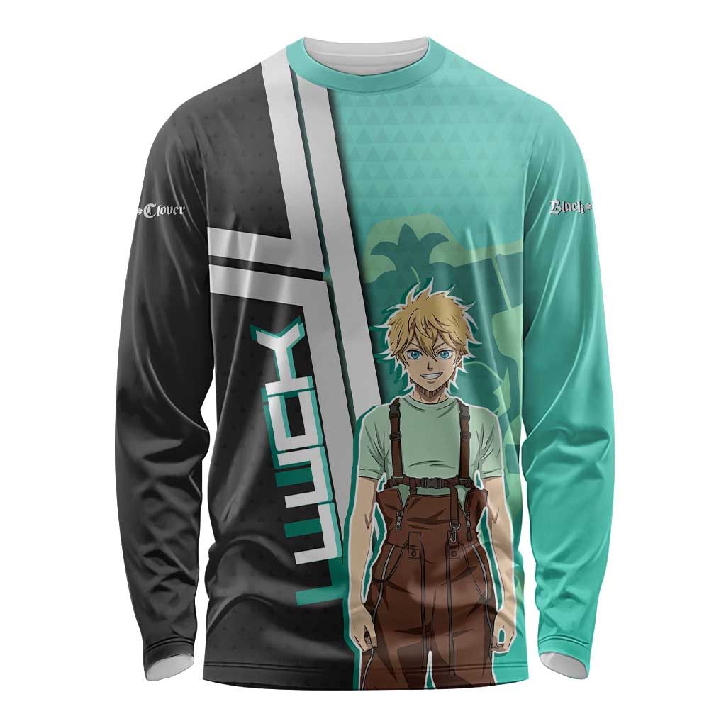 Black Clover Luck Voltia Long Sleeve Shirt Modern Anime Poster Style