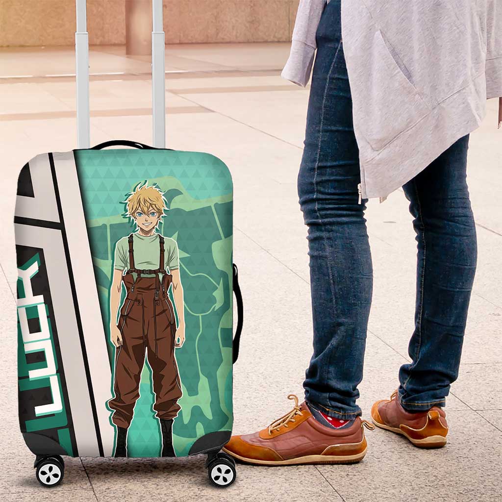 Black Clover Luck Voltia Luggage Cover Modern Anime Poster Style