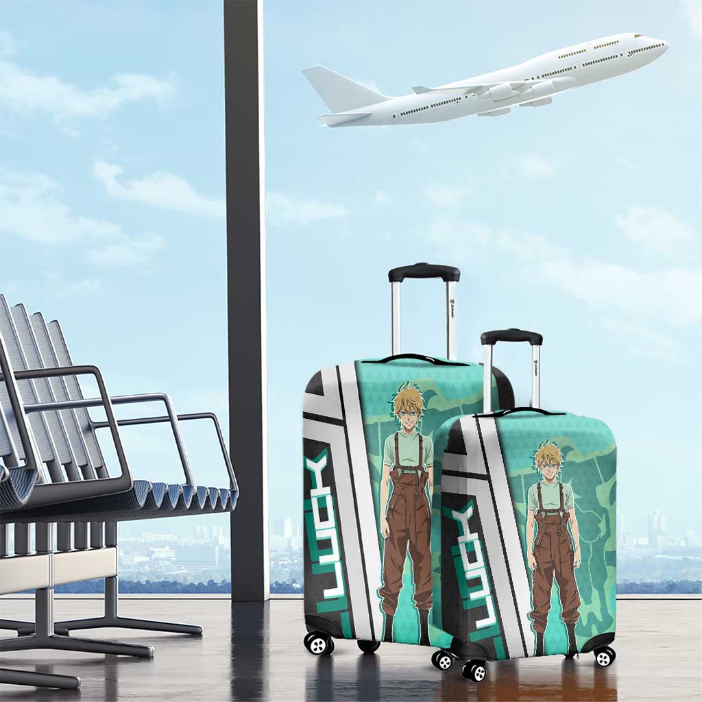 Black Clover Luck Voltia Luggage Cover Modern Anime Poster Style