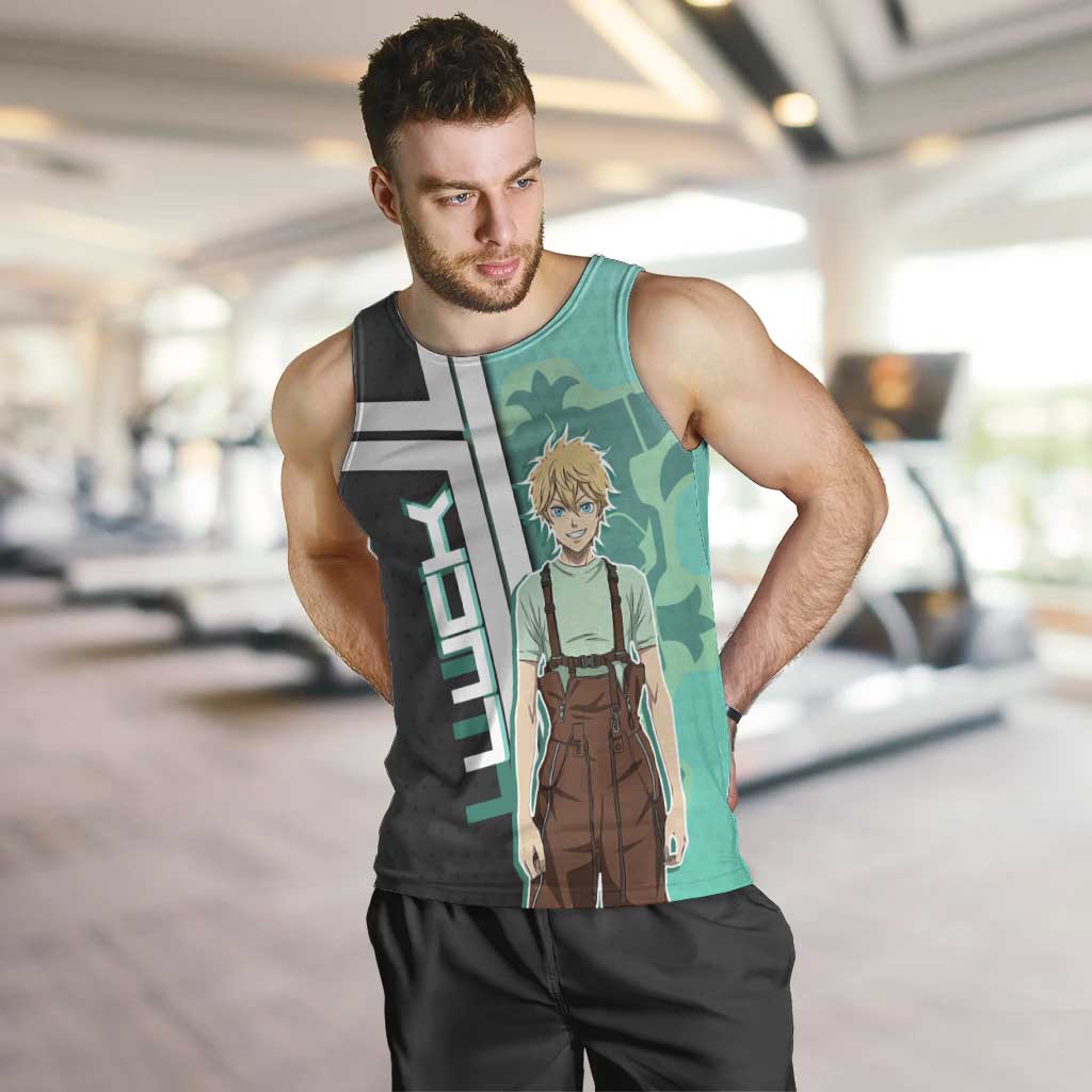 Black Clover Luck Voltia Men Tank Top Modern Anime Poster Style