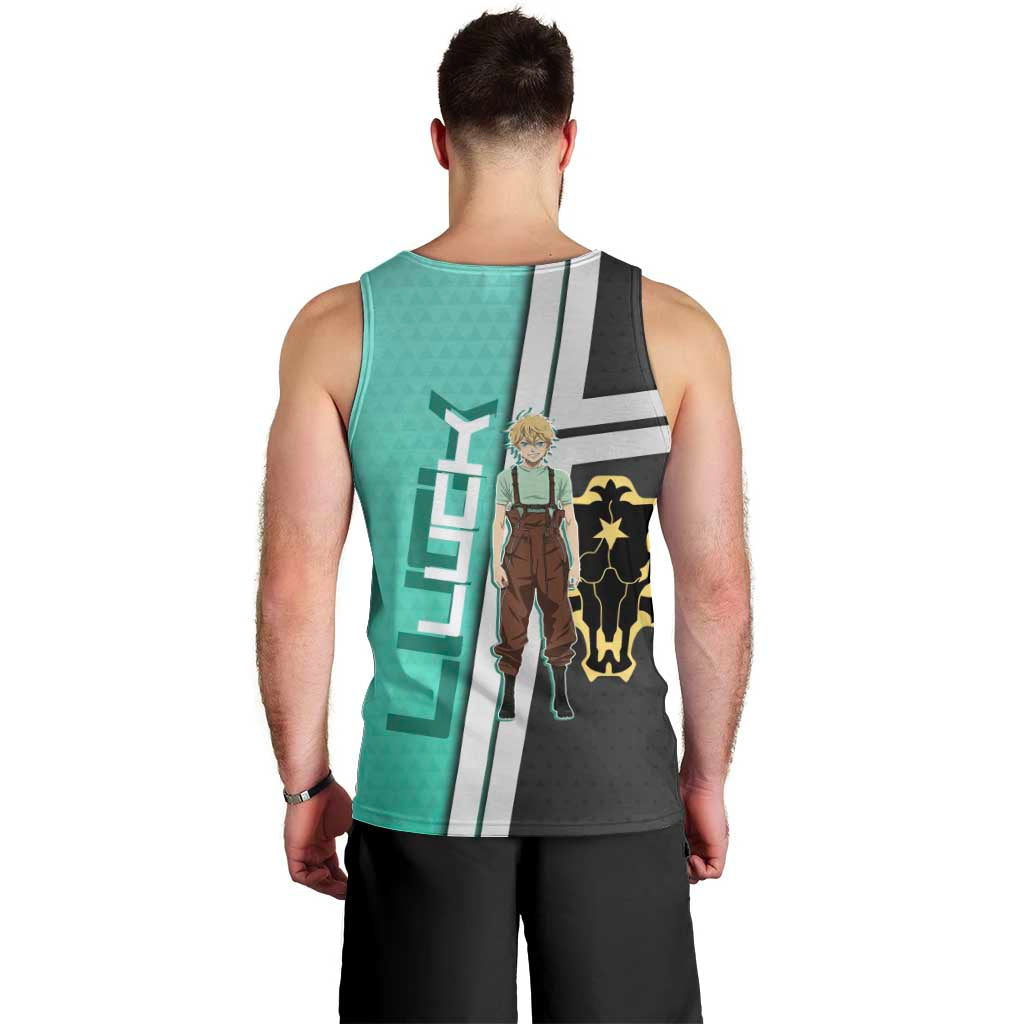 Black Clover Luck Voltia Men Tank Top Modern Anime Poster Style