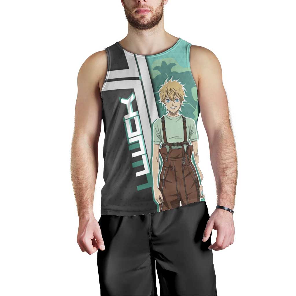 Black Clover Luck Voltia Men Tank Top Modern Anime Poster Style