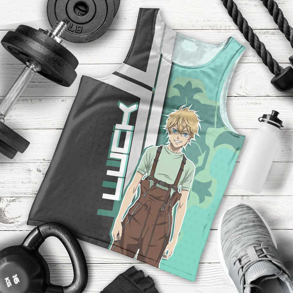 Black Clover Luck Voltia Men Tank Top Modern Anime Poster Style